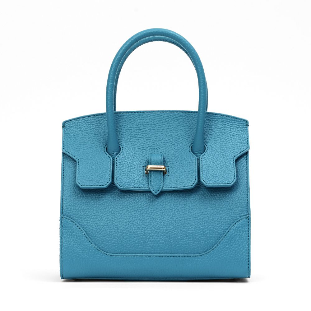 ボストンバッグ（サックスの正面）