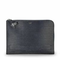 クラッチバッグ（チャコールグレーの正面）