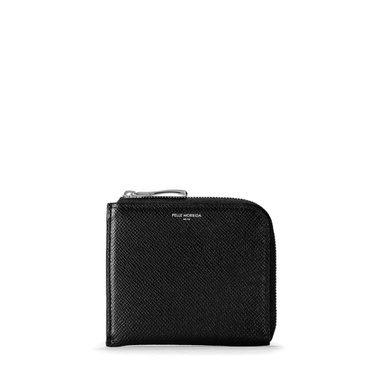 ミニ財布（ブラックの正面）