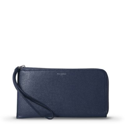 ミニ財布（ネイビーの正面）