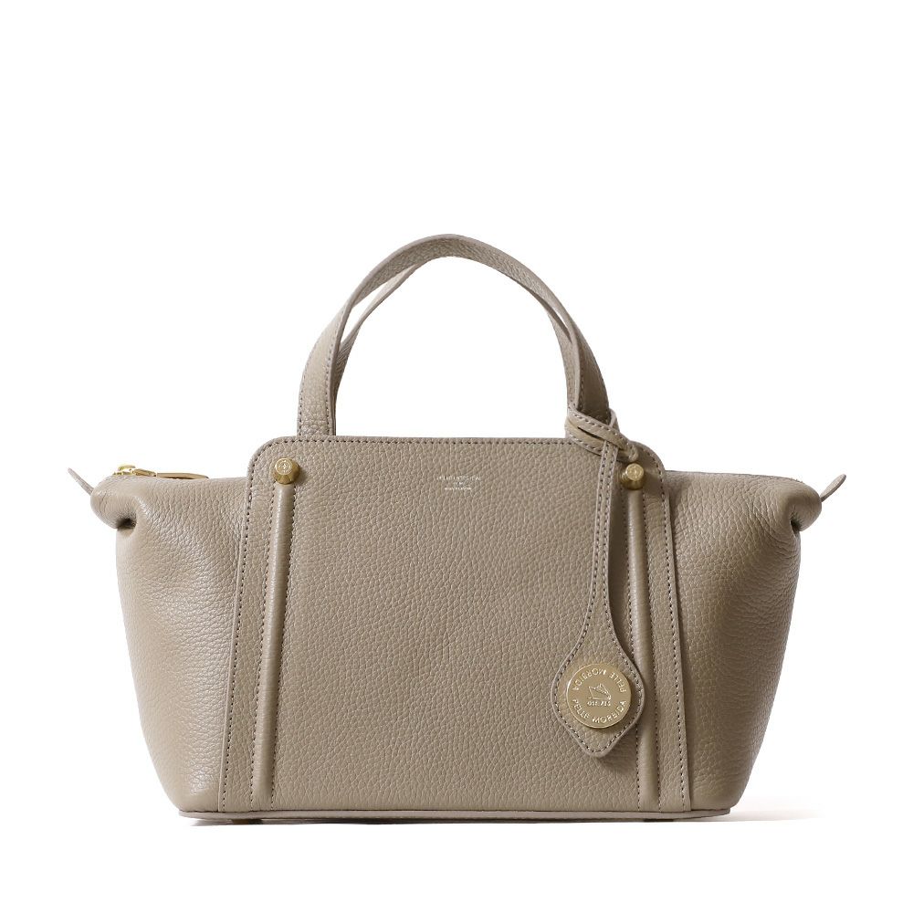 ハンドバッグ（カーキの正面）