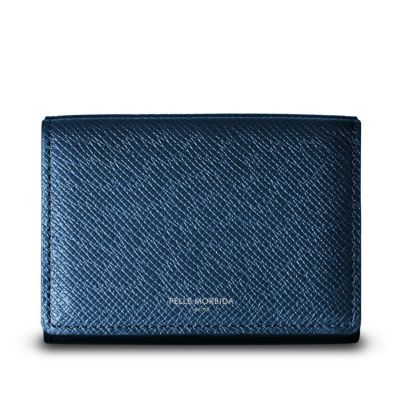 ミニ財布（ブルーの正面）