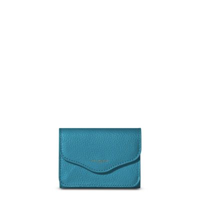 ミニ財布（ブルーグリーンの正面）