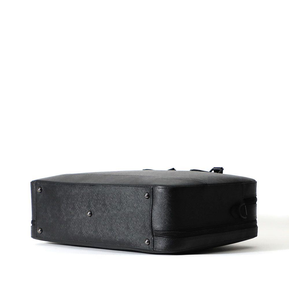 CA014A-BK-ブリーフバッグ(2室タイプ)BLACK×GOLD/BLACK×MATTE BLACK 