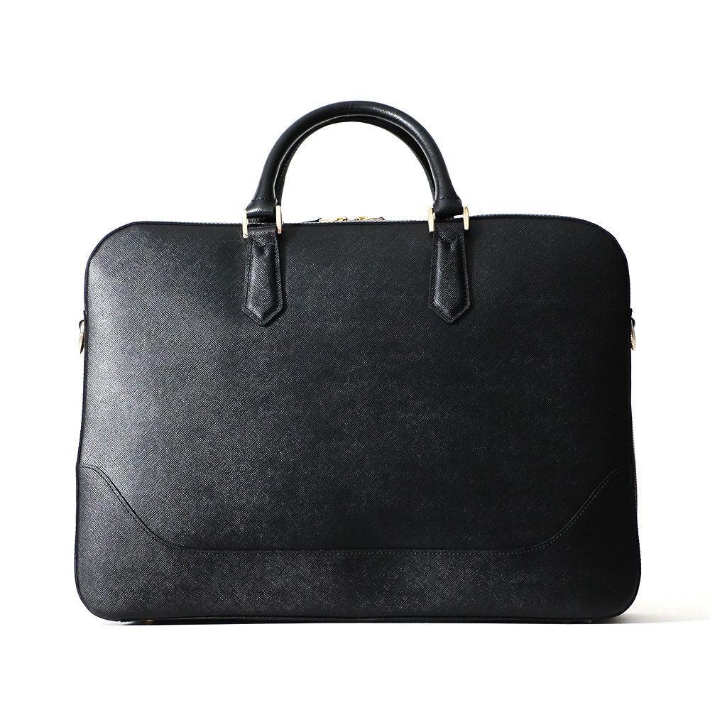 CA014A-BK-ブリーフバッグ(2室タイプ)BLACK×GOLD/BLACK×MATTE BLACK 