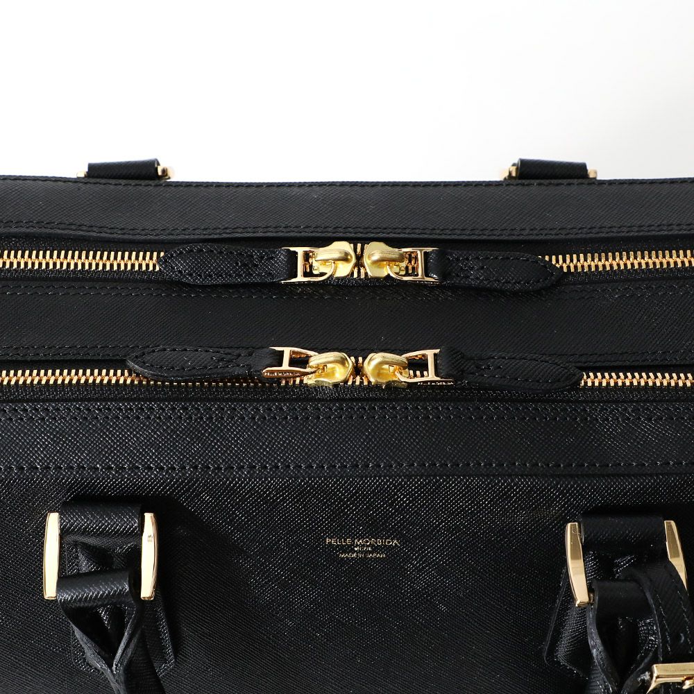 CA014A-BK-ブリーフバッグ(2室タイプ)BLACK×GOLD/BLACK×MATTE BLACK 