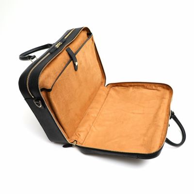 CA014A-BK-ブリーフバッグ(2室タイプ)BLACK×GOLD/BLACK×MATTE