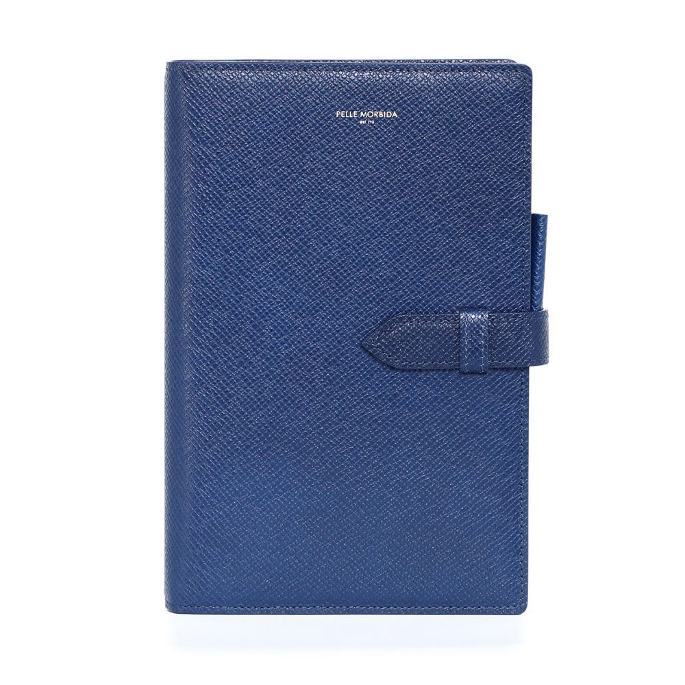 手帳の正面（ブルー）