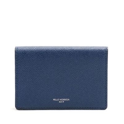 名刺入れの正面（ブルー）