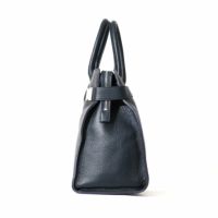 【美品】ペッレモルビダ　MB068A-ボストンバッグ　ネイビー MB068A-ボストンバッグ(Mサイズ) | PELLE MORBIDA ペッレ モルビダ
