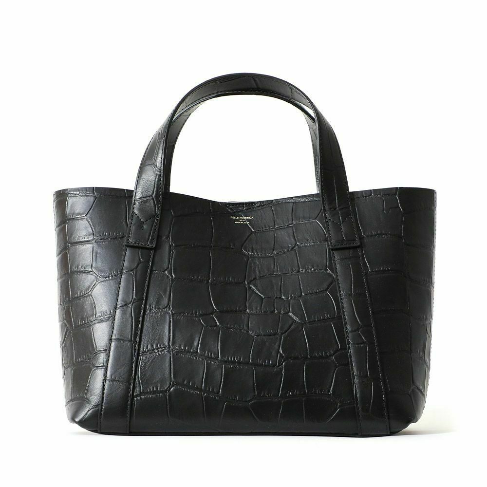 ミニトートバッグの正面（ブラック）