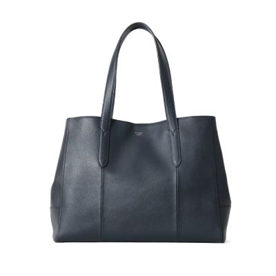 トートバッグの正面（ネイビー）