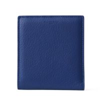 二つ折財布の正面（ブルー）