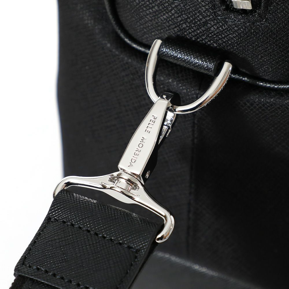 ペッレモルビダ　CA302-ブリーフバッグ(2室タイプ) ペッレモルビダCA302-ブリーフバッグ（2室タイプ） BLACK(BLACK