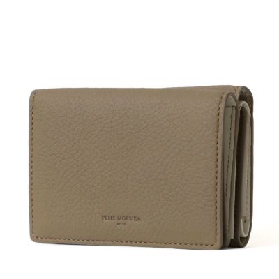 わかさん様分 コンパクトウォレット 青 PELLE MORBIDA スマート