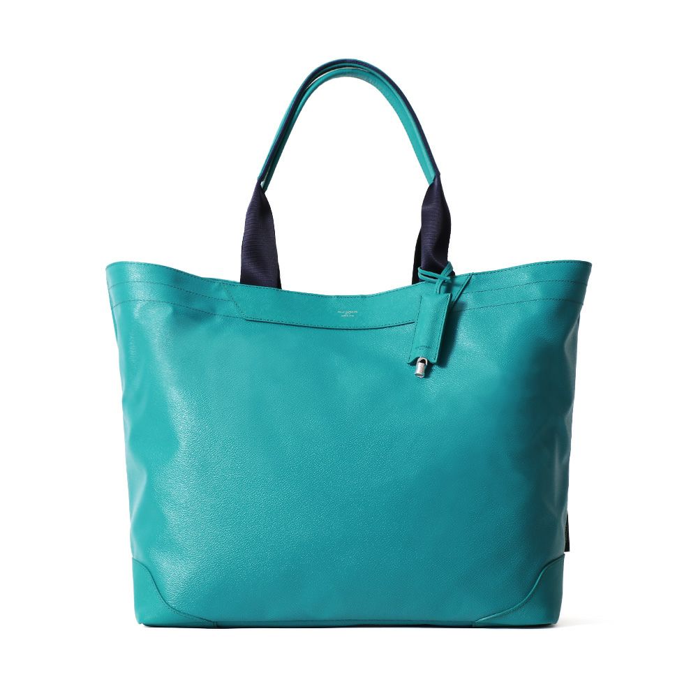 ゴルフトートバッグの正面（サックス）