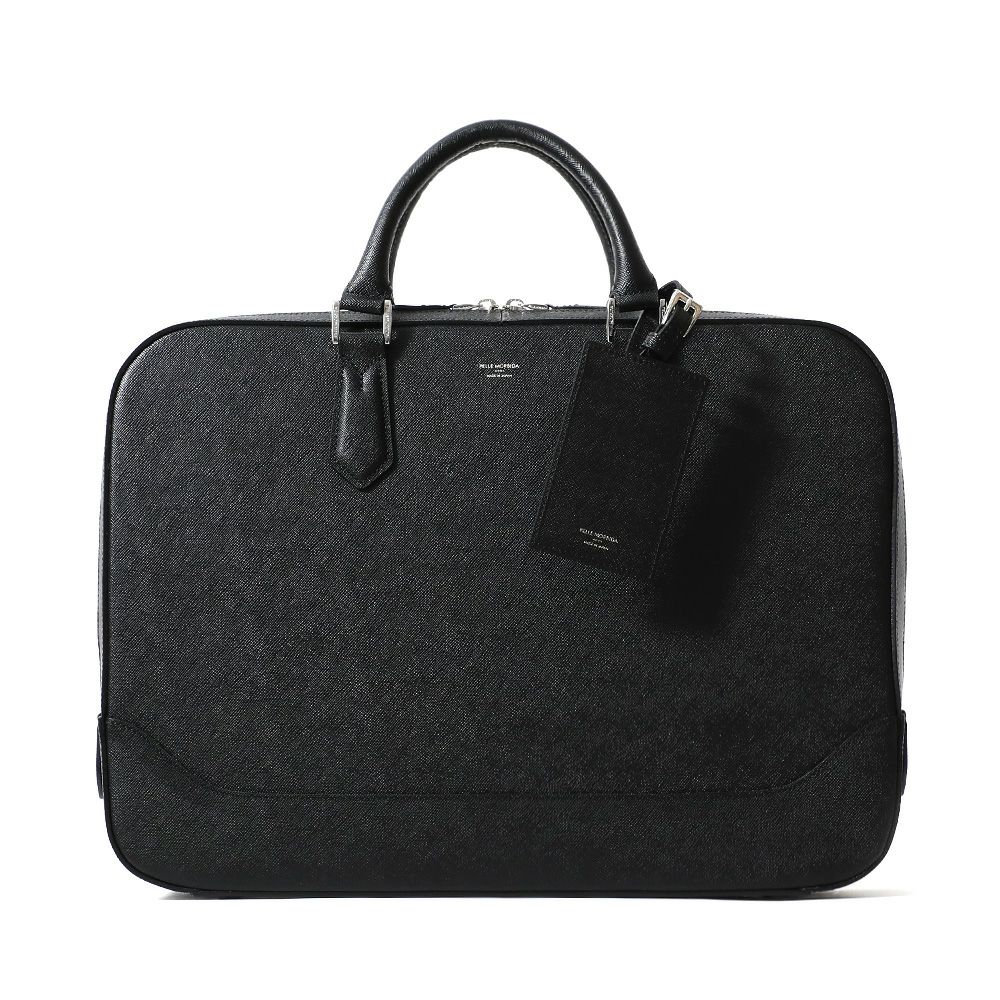 【ロマの日常】PELLE MORBIDA ブラックビジネスバッグ ロマの日常】PELLE MORBIDA ブラックビジネスバッグ ロマの日常】PELLE