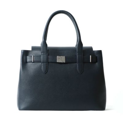 トートバッグの正面（ネイビー）