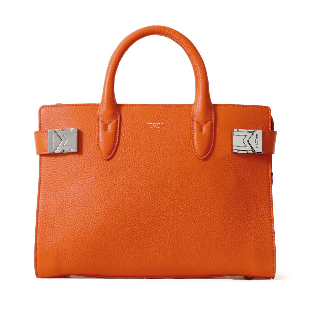 トートバッグの正面（オレンジ）