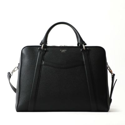 ペッレモビダ　ブリーフバッグ2室タイプ　ブラック MH008-ブリーフバッグ(2室タイプ) | PELLE MORBIDA ペッレ モルビダ