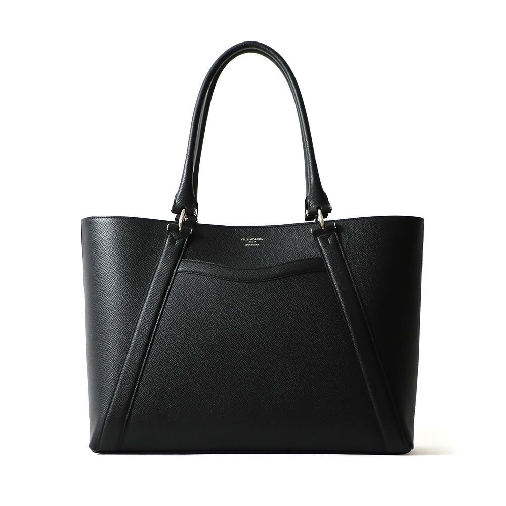 トートバッグの正面（ブラック）