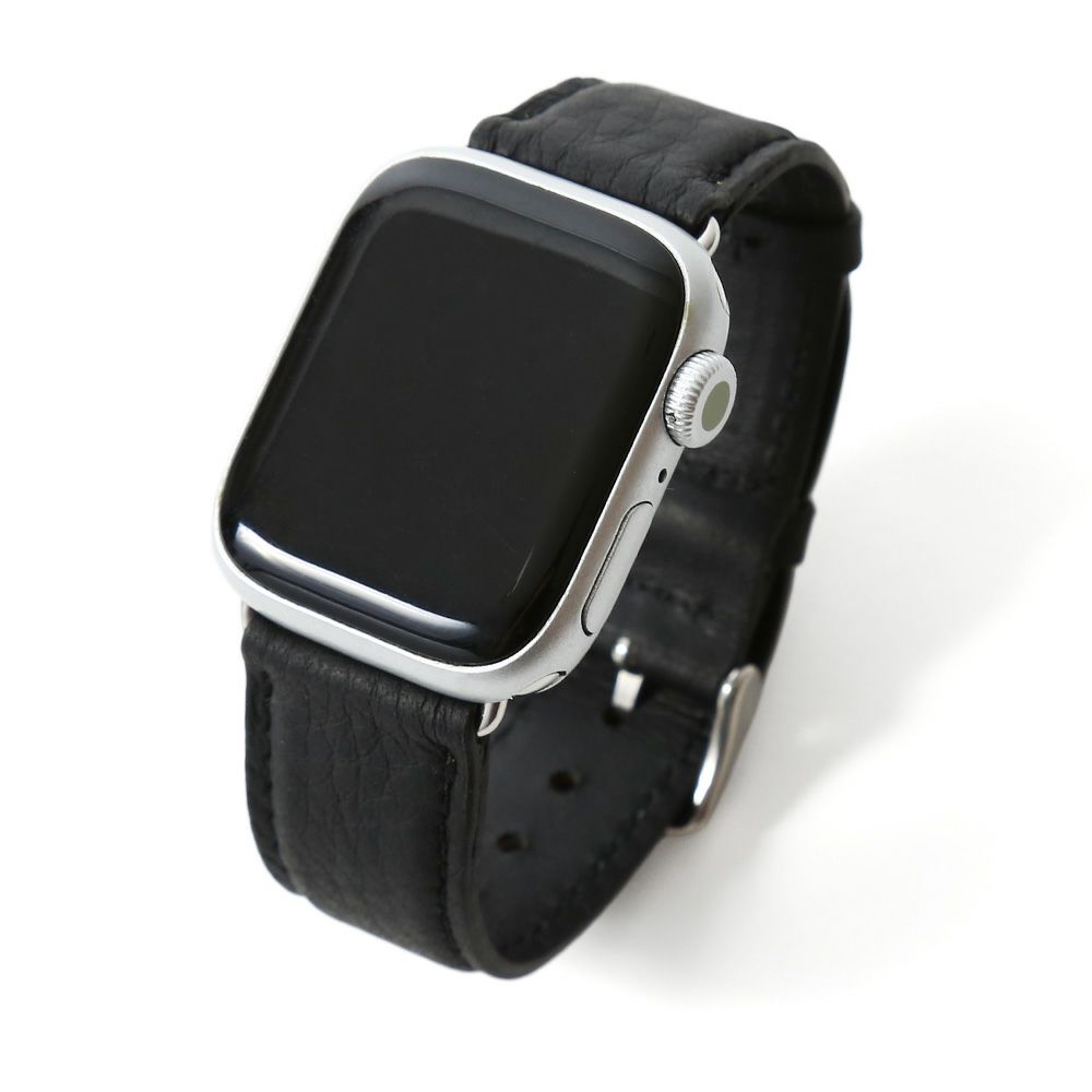 アップルウォッチバンドの正面（ブラック）