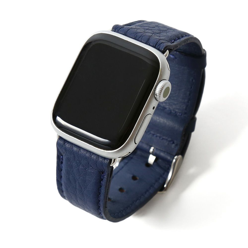 アップルウォッチバンドの正面（ブルー）