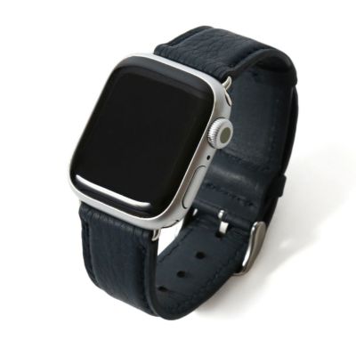 アップルウォッチバンドの正面（ネイビー）