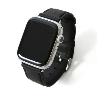 アップルウォッチバンドの正面（ブラック）