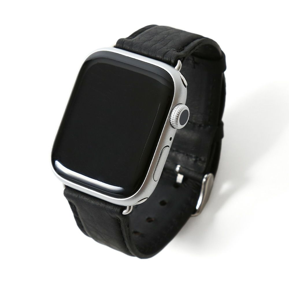 アップルウォッチバンドの正面（ブラック）