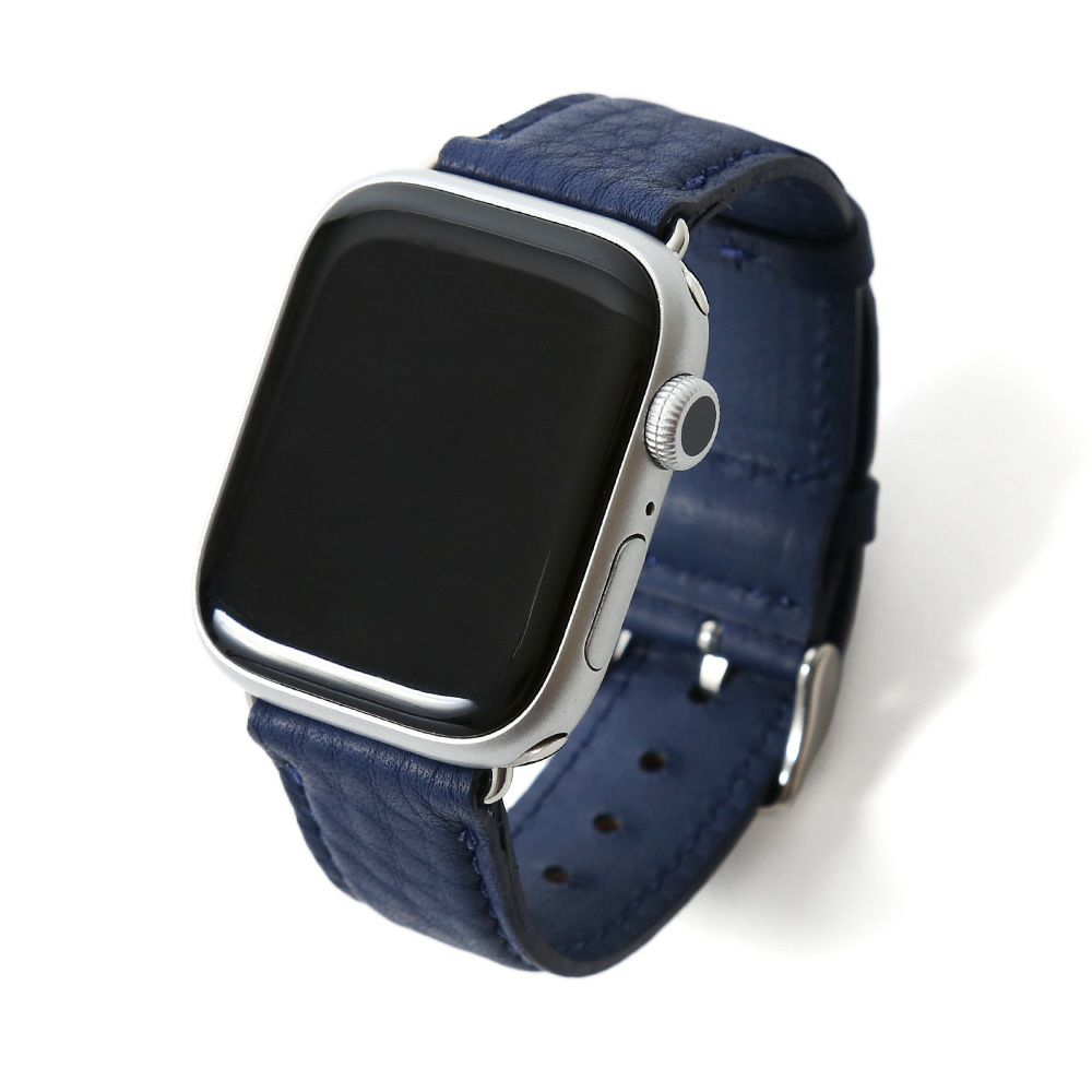 アップルウォッチバンドの正面（ブルー）