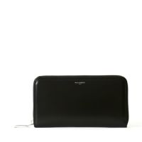 極美品 ペッレモルビダ 長財布 ラウンドファスナー ロゴ刻印 ブラック レザー ラウンドジップウォレット | PELLE MORBIDA ペッレ モルビダ