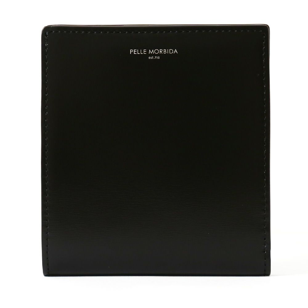 コンパクトウォレットの正面（ブラック）