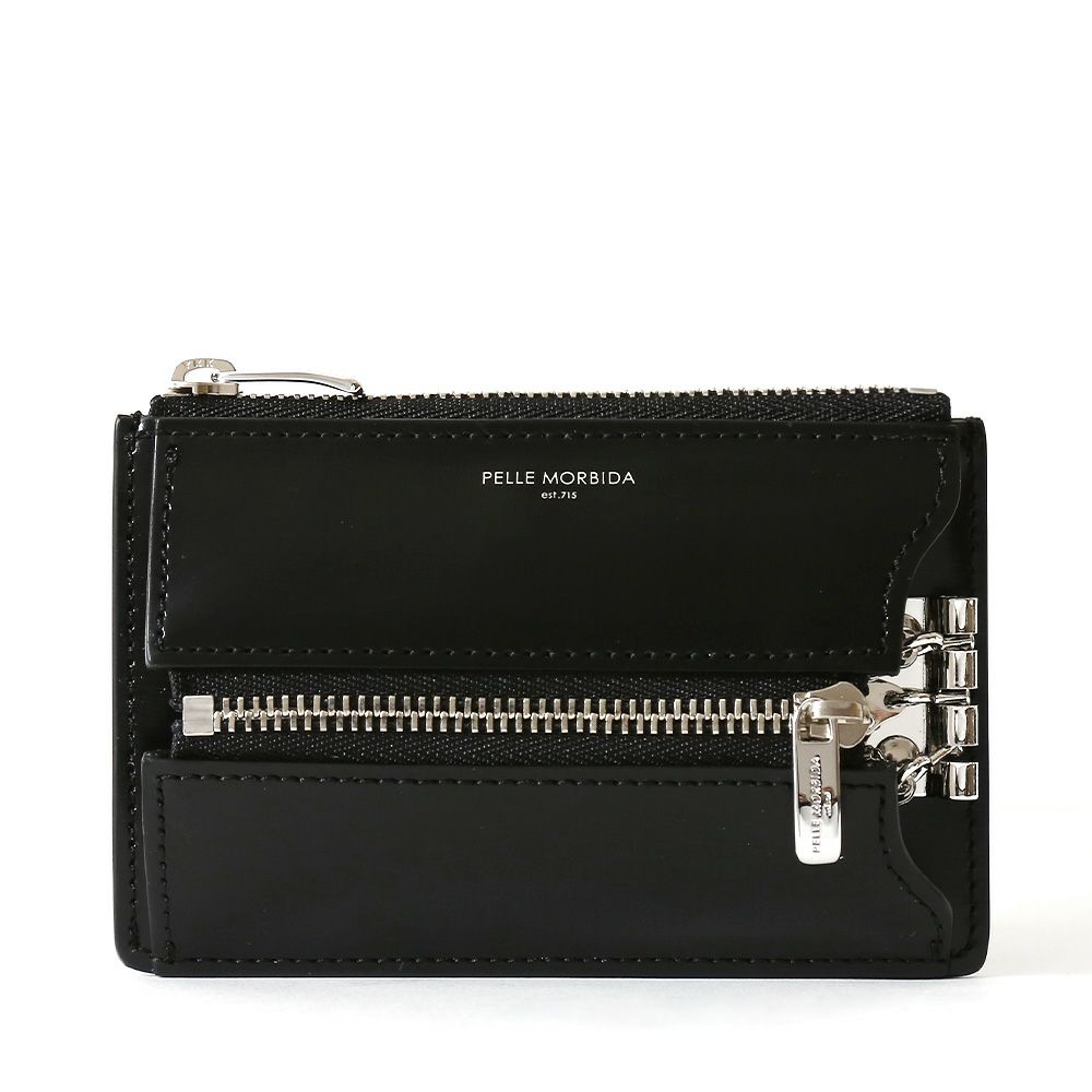 コインケースの正面（ブラック）