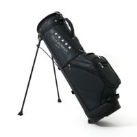 キャディバッグの正面（ネイビー）