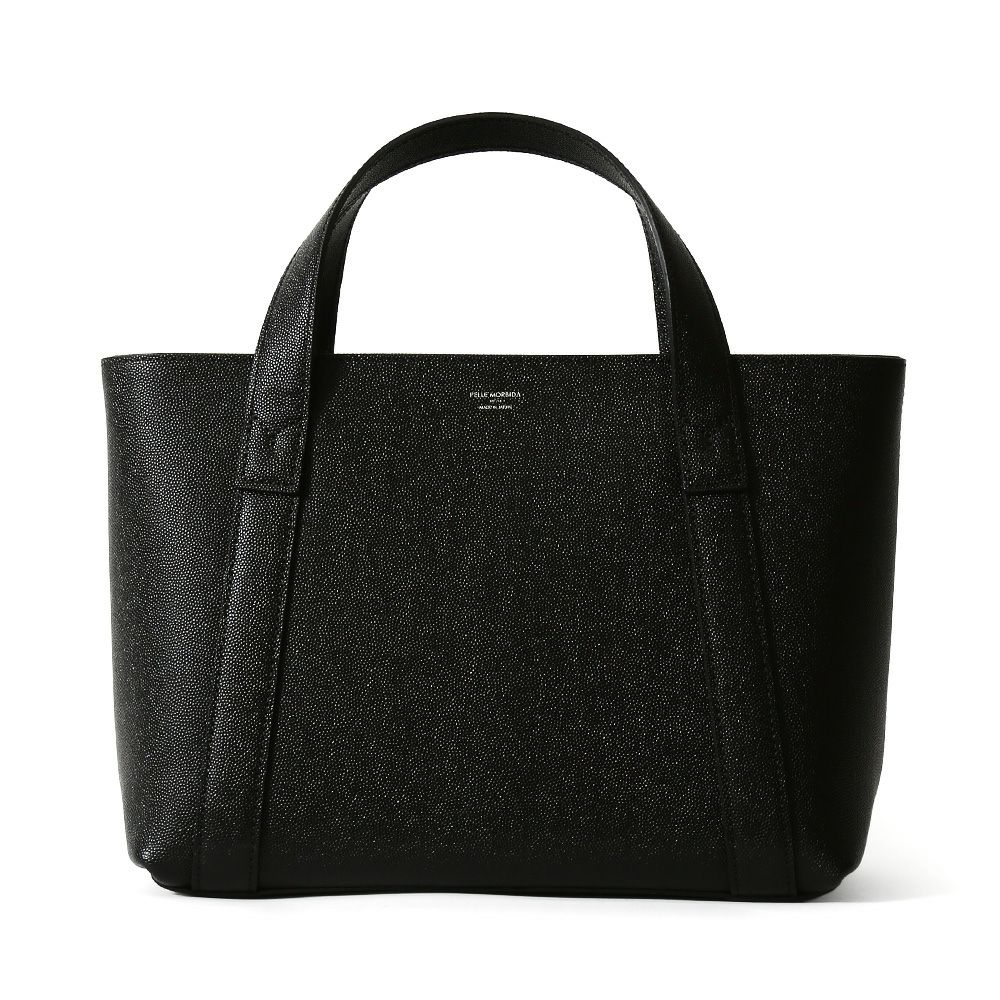 ミニトートバッグの正面（ブラック）