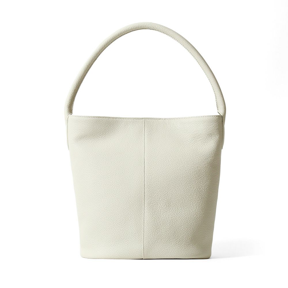 ハンドメイド　ホワイトタンバリンバゲットタイプのバッグ ハンドメイド ホワイトタンバリンバゲットタイプのバッグ 【公式通販】