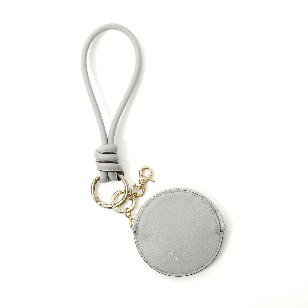 コインケースの正面（グレー）