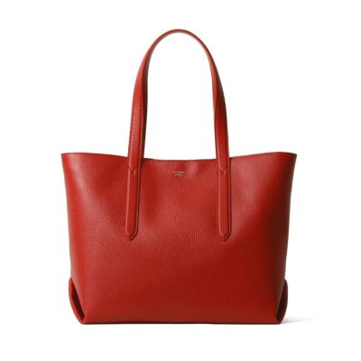 トートバッグの正面（レッド）