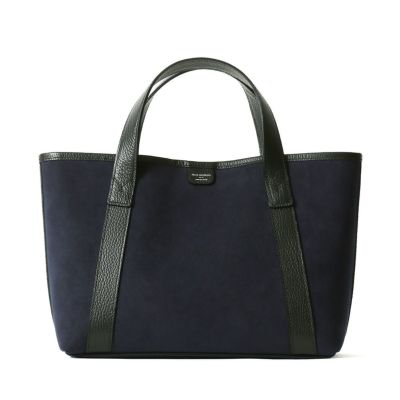 ミニトートバッグの正面（ネイビー×ブラック）