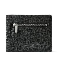 コンパクトウォレットの正面（ブラック）