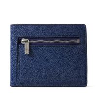 コンパクトウォレットの正面（ブルー）