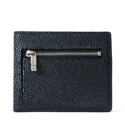 コンパクトウォレットの正面（ネイビー）