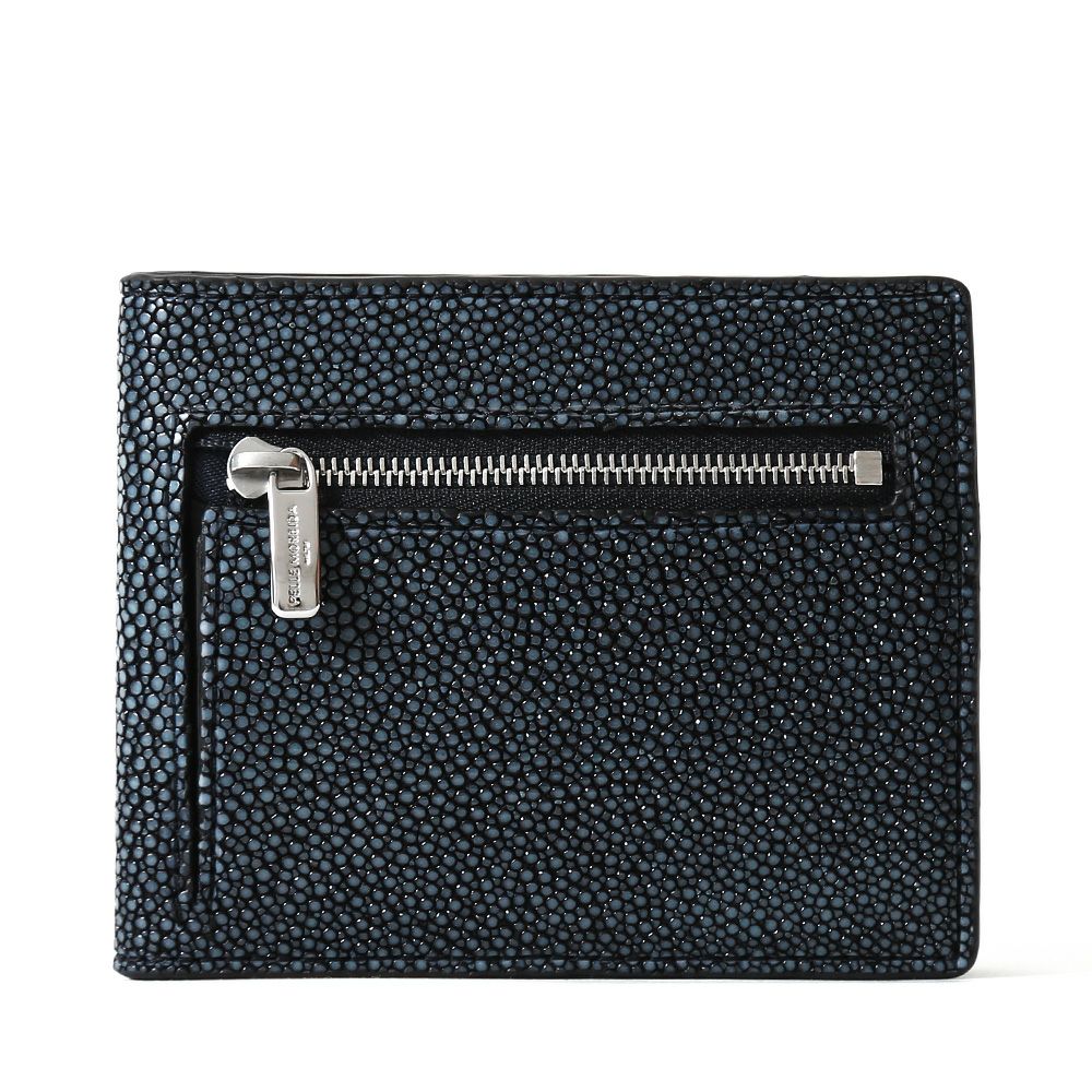 コンパクトウォレットの正面（ネイビー）